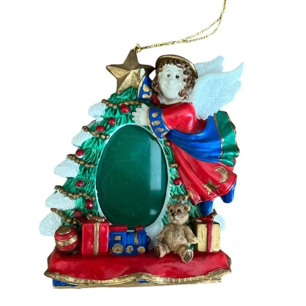 Vintage Christmas Mini Ornament Frames (Set of 4) May Department Store 1996 NEW